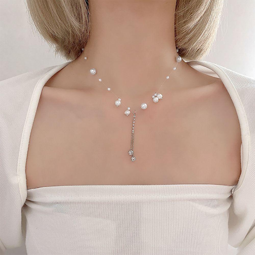 FORBETTER Vòng Cổ Choker Bằng Hợp Kim Đính Đá Đơn Giản Phong Cách Retro Hàn Quốc