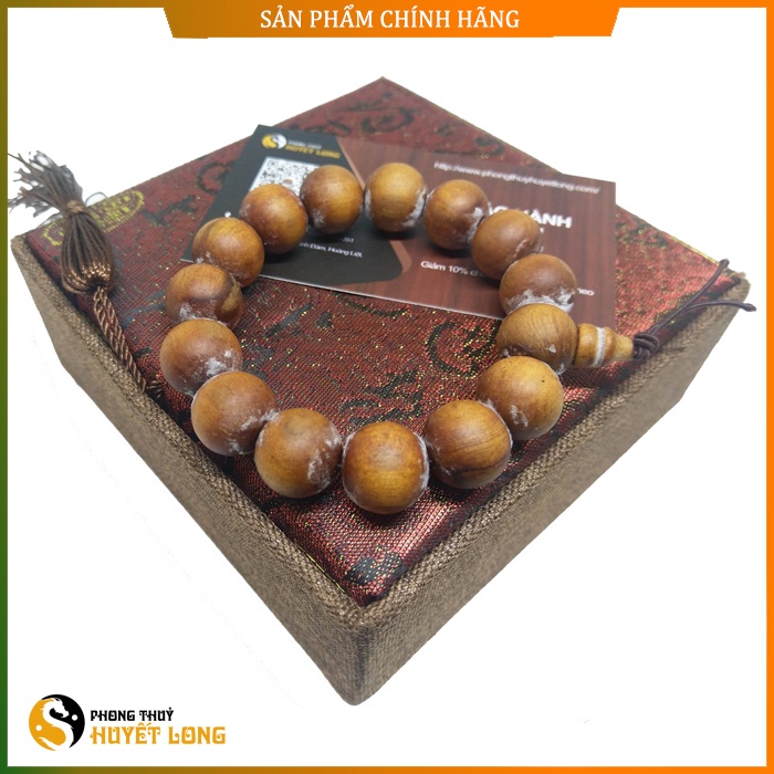 Vòng Tay Gỗ Hoàng Đàn Tuyết Lạng Sơn Tự Nhiên - Vòng Tay Phong Thủy