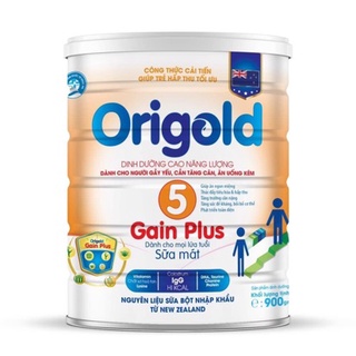 Sữa mát origold gain plus lon 900g. dưỡng dành cho người gầy. sữa tăng cân.