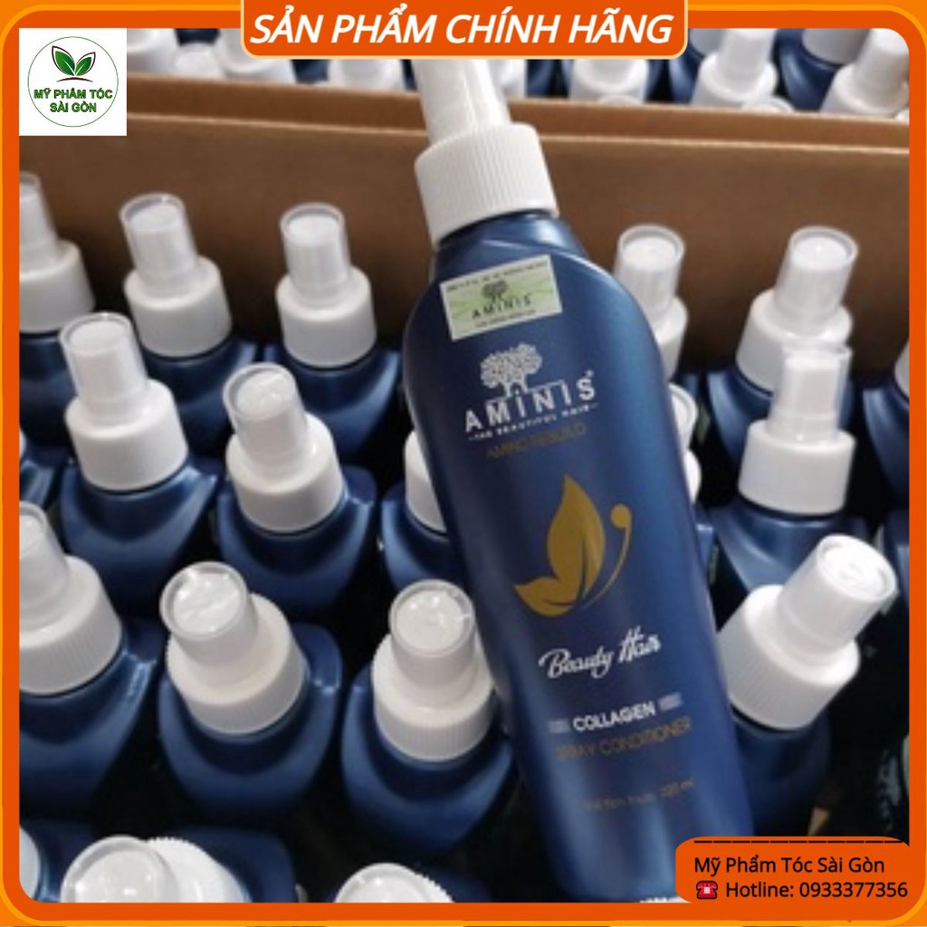 Xịt Dưỡng Tóc Collagen Aminis Hàng Chính Hãng 220ML