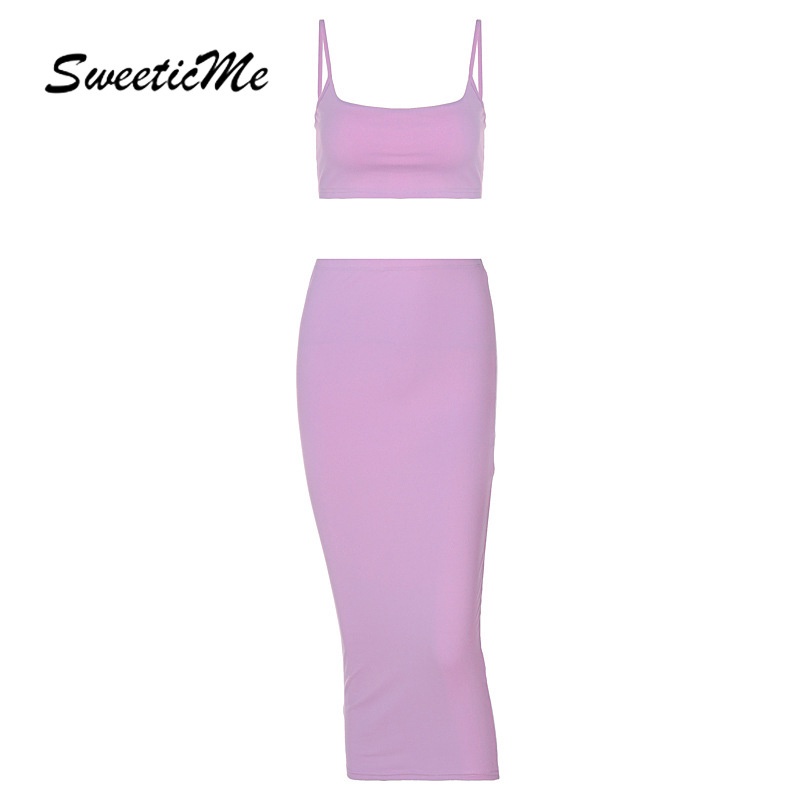 Set Đầm Hai Dây Và Áo Khoác Lửng Màu Trơn Thời Trang Mới Dành Cho Nữ