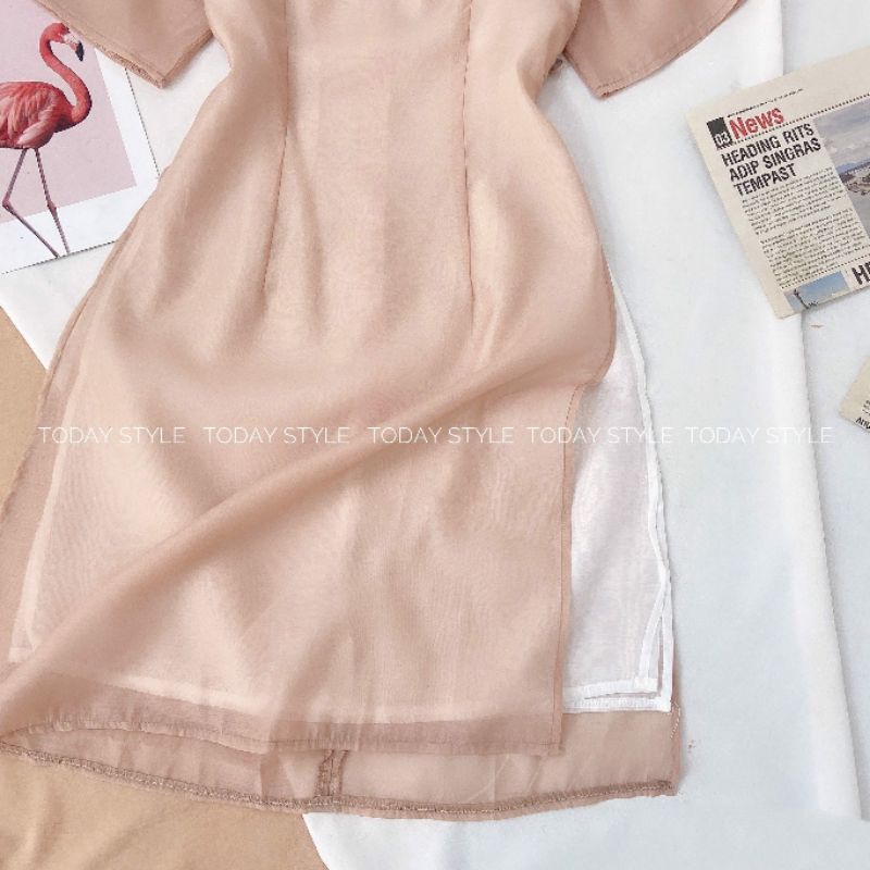 [Xả Lẻ]SET ÁO DÀI CHÂN VÁY XÒE [Kèm ảnh thật shop chụp]