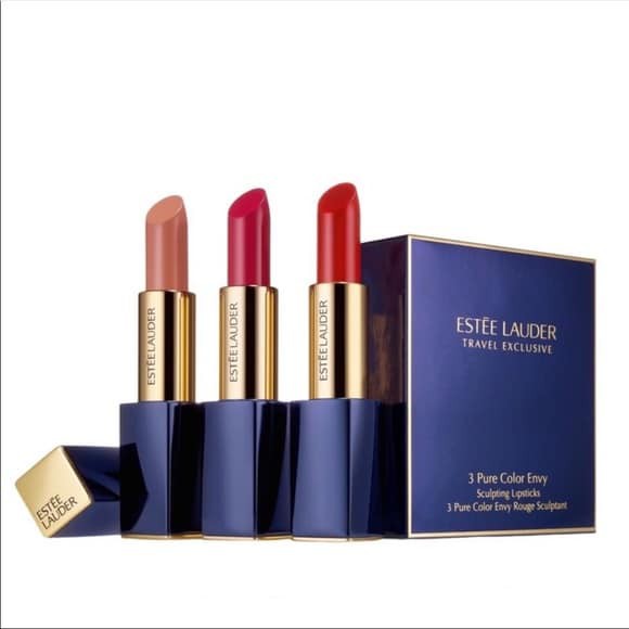 SET 3 THỎI SON ESTEE LAUDER TRAVEL EXCLUSIVE PURE COLOR LOVE CHÍNH HÃNG - 5121