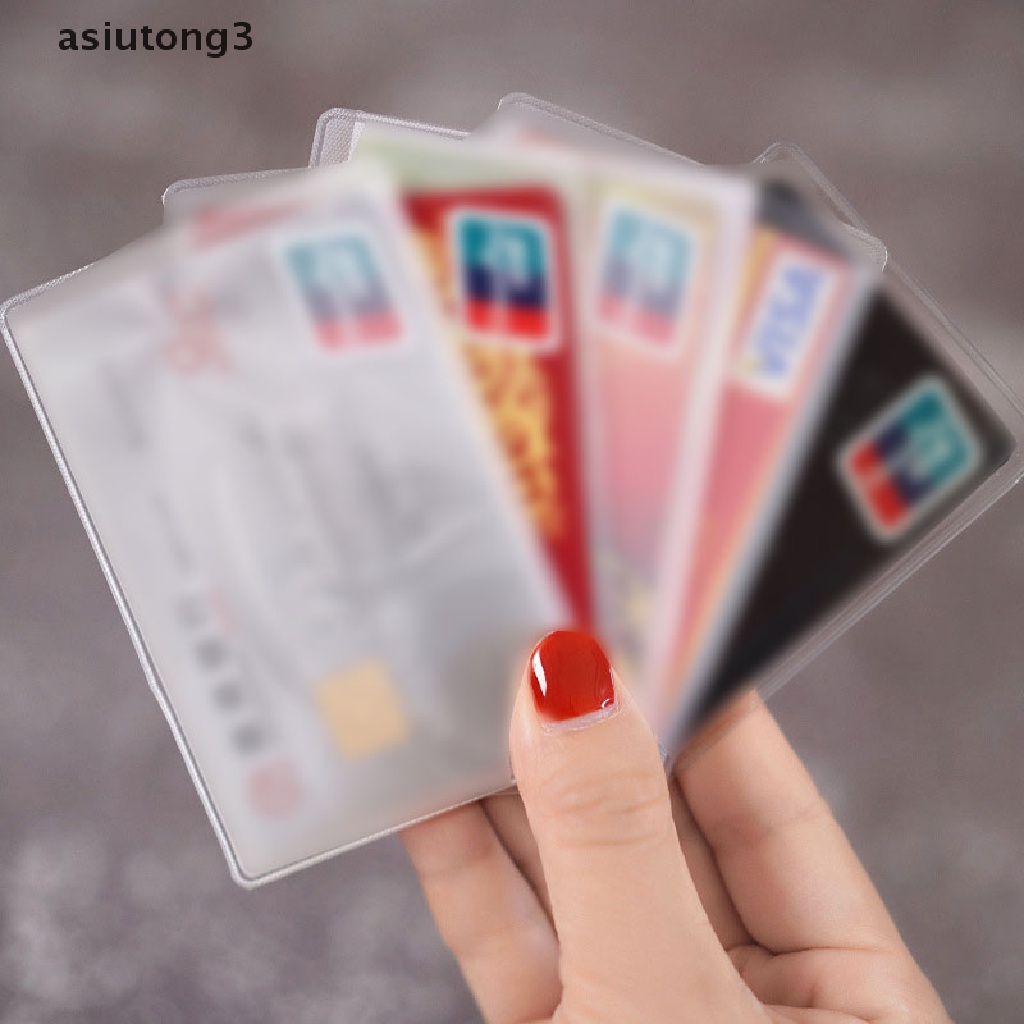 10 Túi đựng thẻ tín dụng bằng PVC trong suốt chống thấm nước