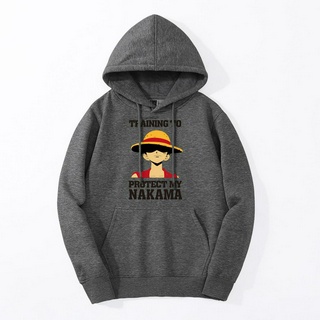 Áo Hoodie Vải Lông Cừu In Hoạt Hình One Piece Thời Trang Xuân Thu 2019 Chất Lượng Cao Cho Nam