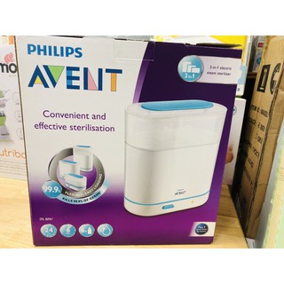Máy tiệt trùng bình sữa philips avent 3 in 1 nhập Anh Quốc