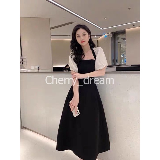Váy tiểu thư tay bồng hot trend, váy bánh bèo dự tiệc, đi chơi