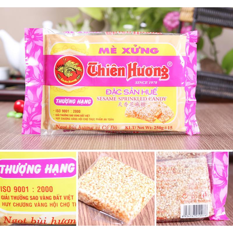 Mè xửng dẻo Thiên Hương 250g (date luôn mới) - Đặc sản Huế