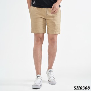 Quần Short Nam Kaki Dáng Ngắn ROUGH Phối Sọc Trắng 5 Màu Phong Cách Hàn Quốc