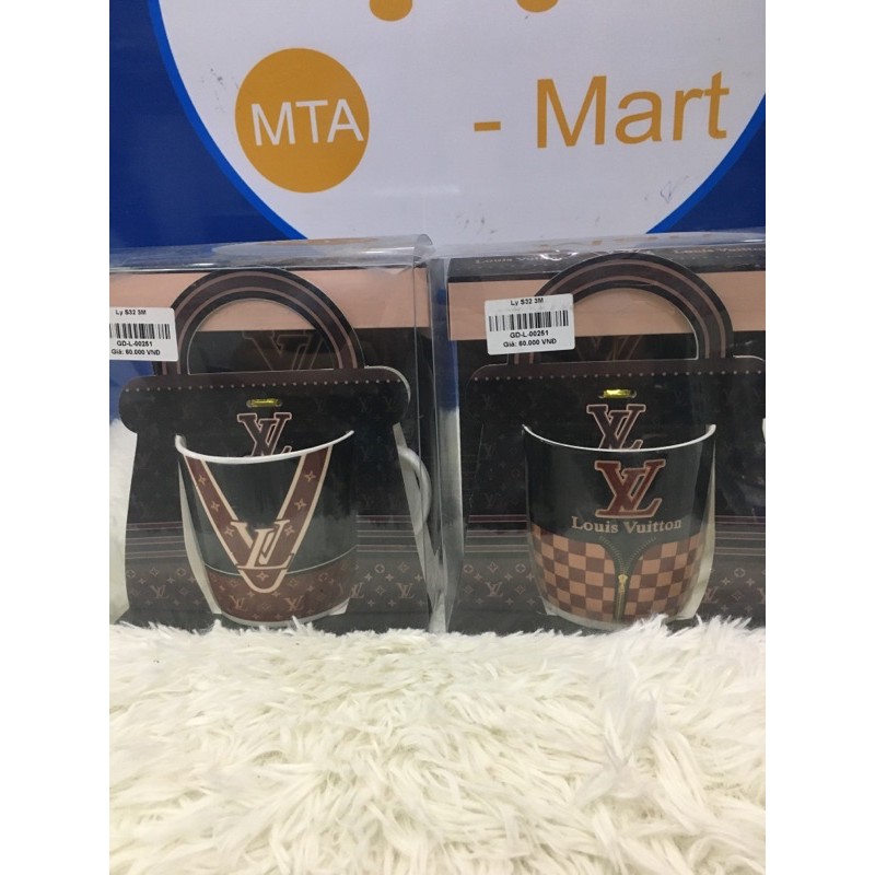 Hộp ly LV, Gucci