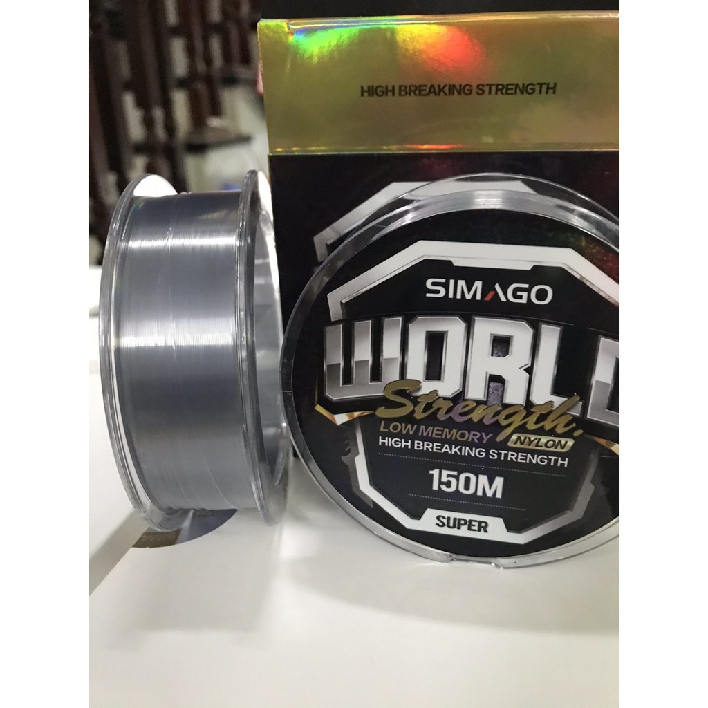 Cước câu World strength 150m chính hãng simago