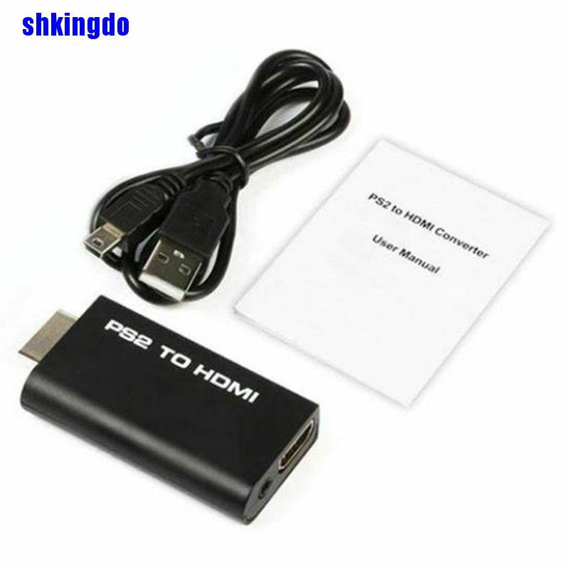 Bộ Chuyển Đổi Shk Ps2 Sang Hdmi Video Với Đầu Ra Âm Thanh 3.5mm Cho Hdtv