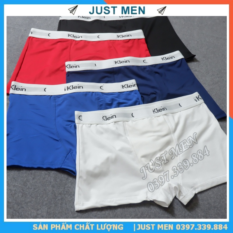 Quần lót nam boxer cao cấp co dãn 4 chiều thun lạnh chính phẩm, quần sịp xì đùi sexy thông hơi khử khuẩn | JM