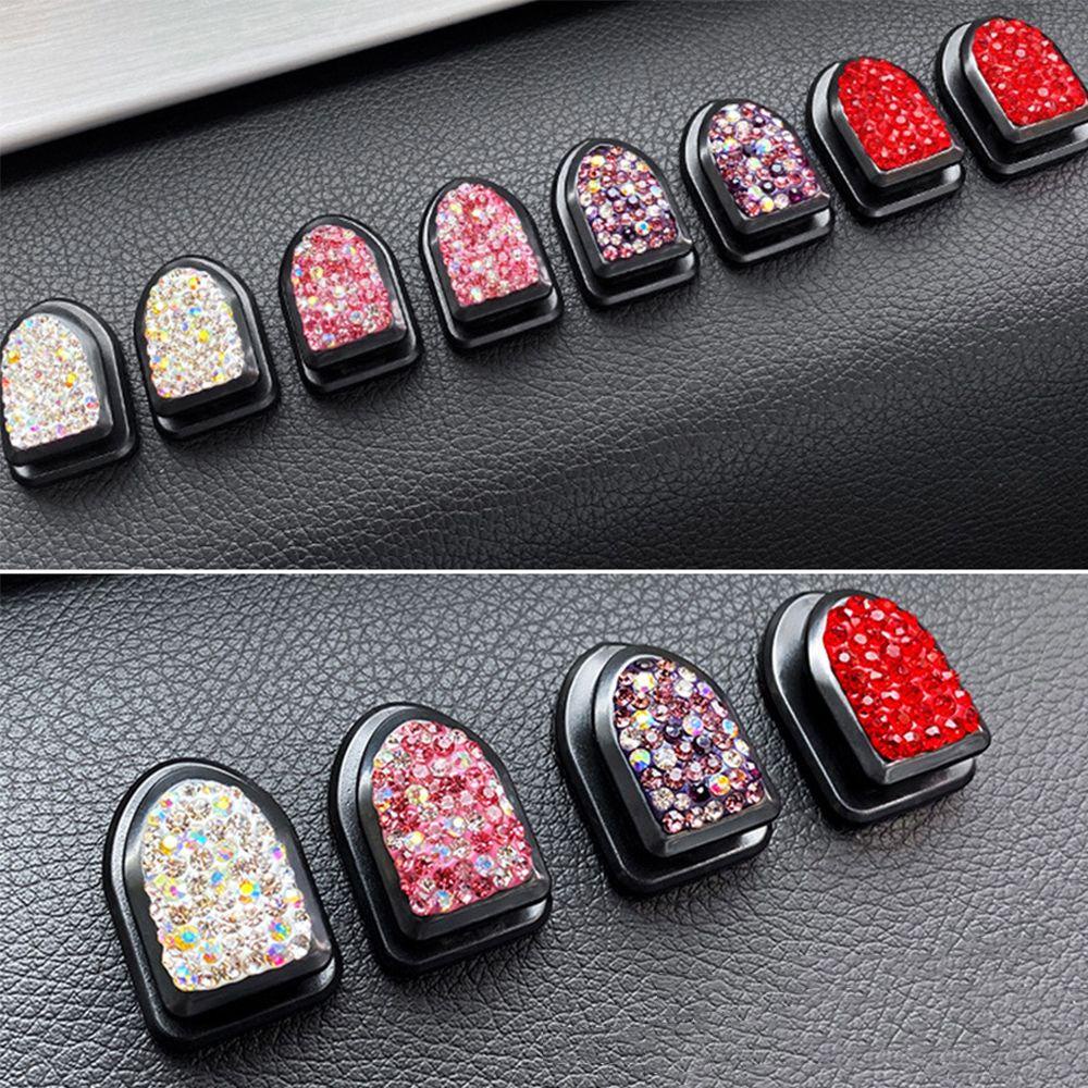 WTTLE 1 Móc Treo Đồ Mini Đính Pha Lê Lấp Lánh Trang Trí Tường Nhà / Xe Hơi