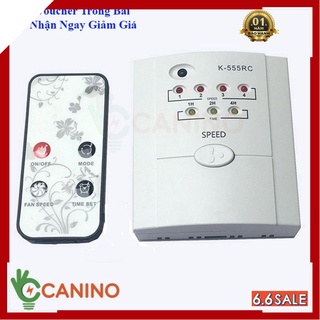 Bộ lắp quạt trần 🌳FREE SHIP🌳Công tắc kiêm remote điều khiển quạt trần canino v2