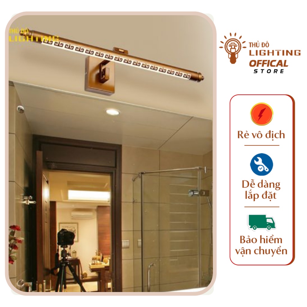 Đèn hắt tranh soi gương soi tranh trang trí THỦ ĐÔ LIGHTING Mang Phong Cách Hiện Đại Bảo Hành 12 Tháng_Mộc Bích 6360
