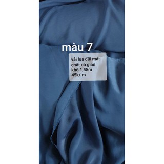 VẢI LỤA ĐŨI MÁT ( nt để chọn màu)