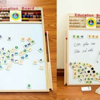 Bảng nam châm chữ, số  hai mặt