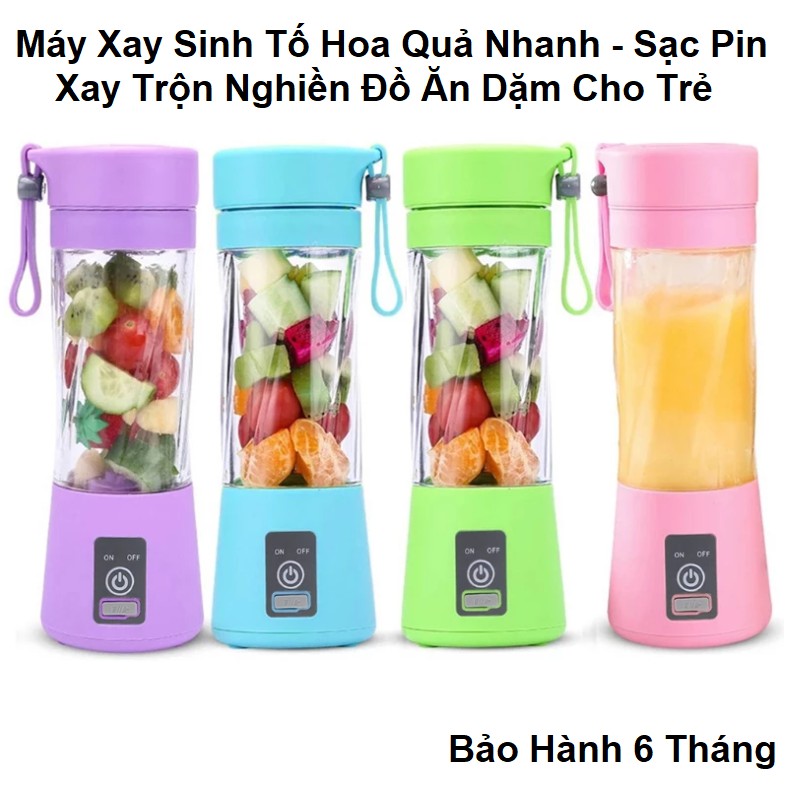 Dụng Cụ Xay Nghiền Thức Ăn Cho Trẻ Nhỏ, Làm Đồ Ăn Dặm Cho Trẻ -  Máy Xay Hỏa Quả Không Dâ Cầm Tay - An Toàn Cho Sức Khỏe