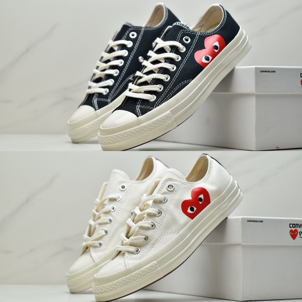 Genuine CDG Play x Converse 1970S Men Women Unisex Sneakers Shoes Low Tops DRF101-EJJ 0311