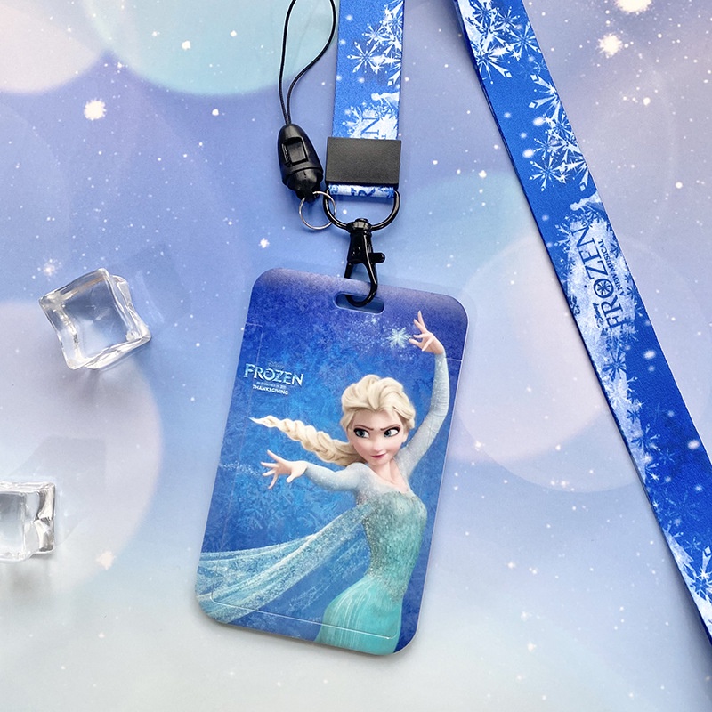 Ốp Điện Thoại Cứng In Hình Elsa Frozen Kèm Dây Đeo Cho Học Sinh