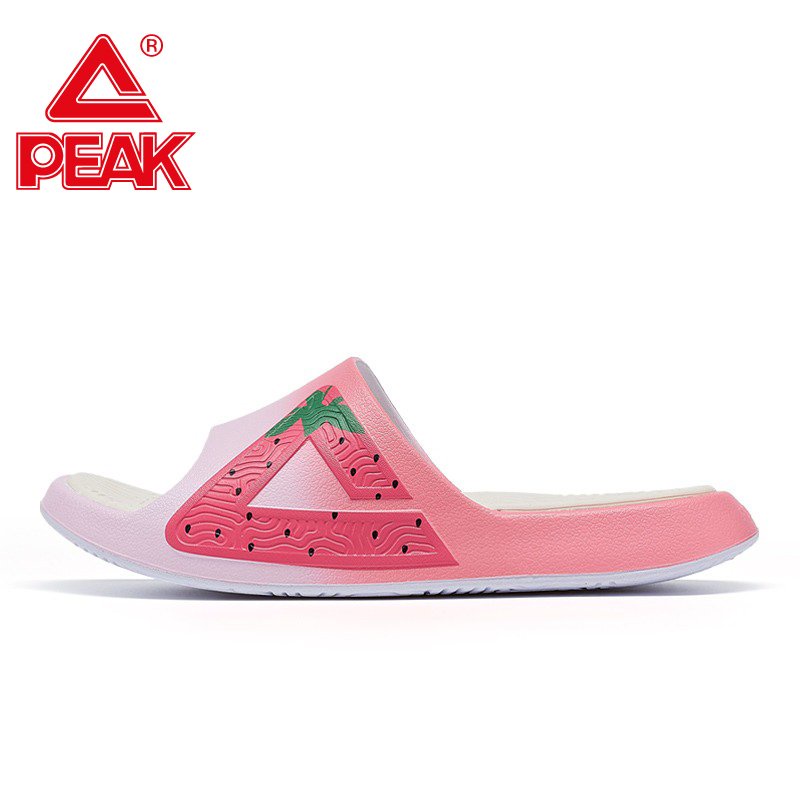 Dép thể thao PEAK Taichi Slippers ET23537L - Phiên bản giới hạn đặc biệt Dâu Tây