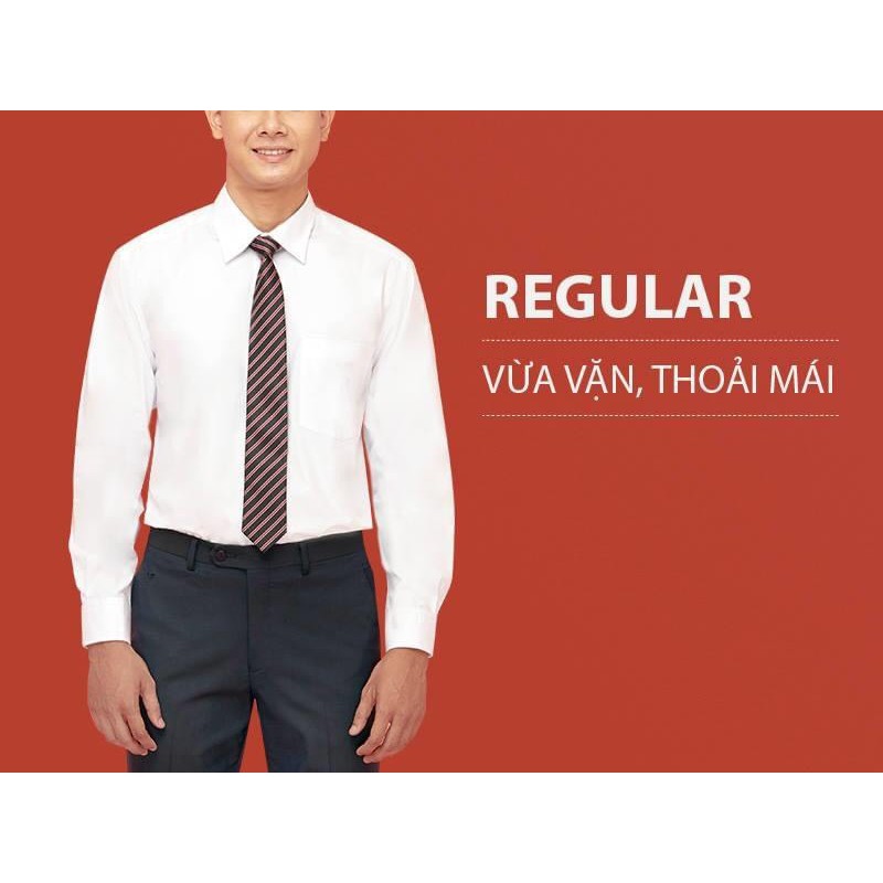 [HÀNG CHÍNH HÃNG] ÁO SƠ MI VIỆT TIẾN TAY DÀI MÀU TRƠN [1] | BigBuy360 - bigbuy360.vn