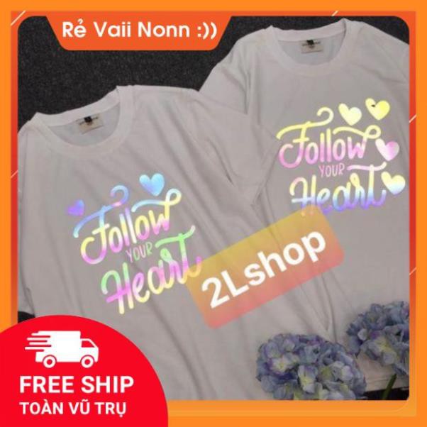 Áo đôi cặp fllow phản quang đa sắc