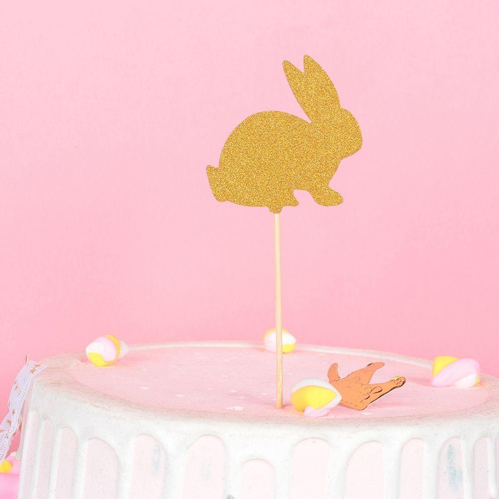 GOGOUP Set 4 / 8 Que CắM HìNh Thỏ Dễ Thương NhiềU MàU TuyệT ĐẹP Trang Trí BáNh Cupcake