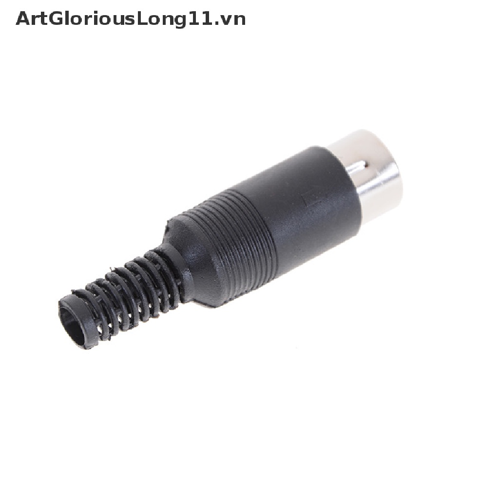 Set 5 Phích Cắm DIN 5 Pin Với Tay Cầm Bằng Nhựa Tiện Dụng