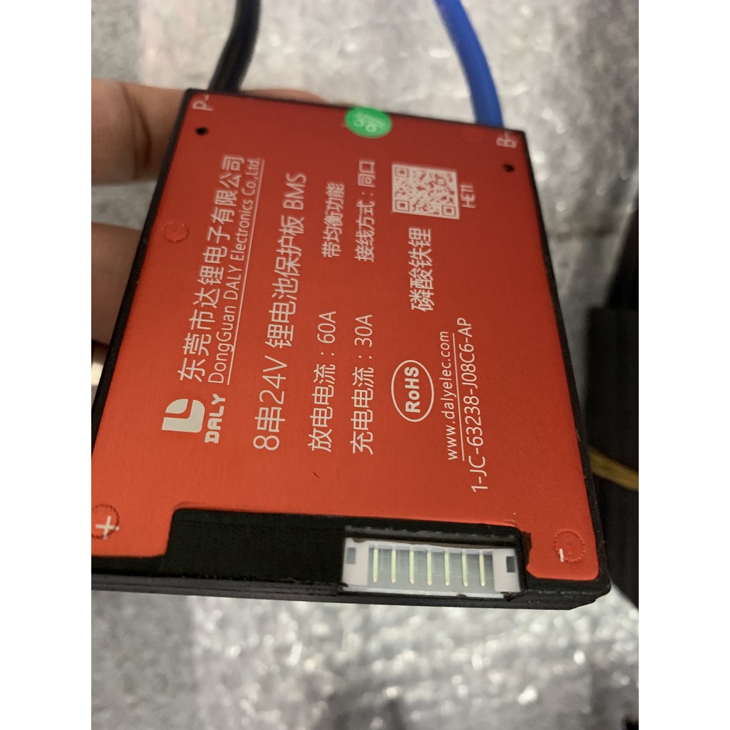 Mạch cân bằng pin lifepo4 8S 40A 60A 100A - hệ 24 voltage Daly