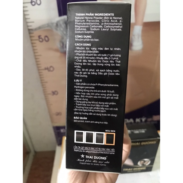 DẦU GỘI ĐEN TÓC THÁI DƯƠNG  - AN TOÀN, HIỆU QUẢ
