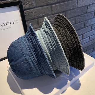 Nón Bucket Jean Vành rộng (có sẵn- ảnh thật)