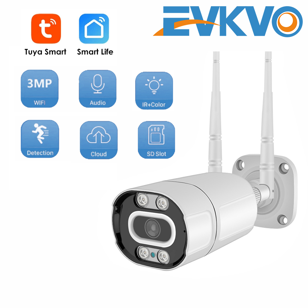 Camera An Ninh Evkvo - Metal Night Vision Fhd 3mp Chống Nước