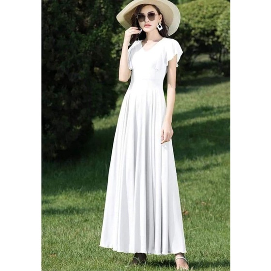 ĐẦM MAXI XÒE TAY CÁNH TIÊN 2088