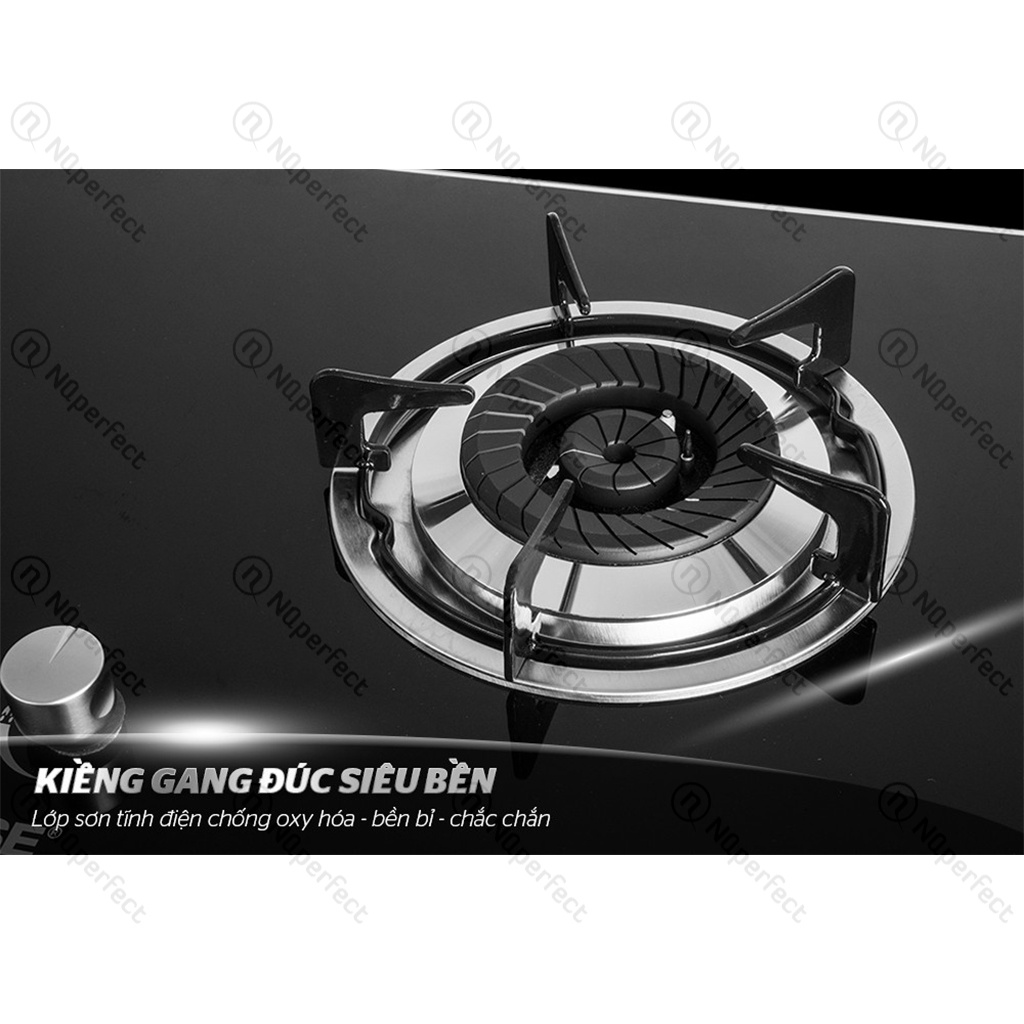 Phụ kiện Mâm/Hâm/Vành thép chia lửa Bếp gas âm NaMilux Built-in Hob Model NA-9BHG Chính hãng - Made in Malaysia