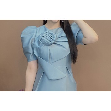 [Mã SKAMA06 giảm 8% tối đa 50K đơn 250K] Monoco- Váy taffta body ngực đính hoa- 8622 | BigBuy360 - bigbuy360.vn