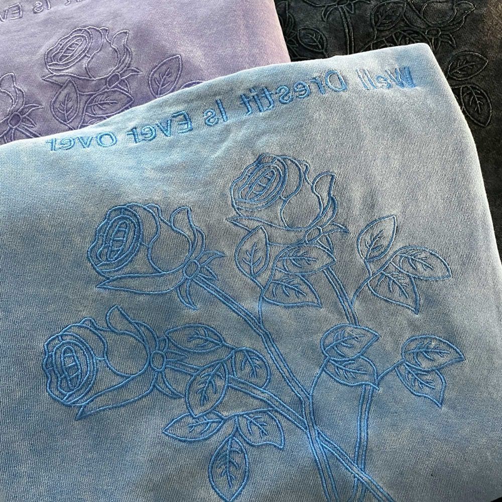 Áo sweater Dáng Rộng Thêu Họa Tiết Kiểu retro Thời Trang Mùa Thu Cho Nữ