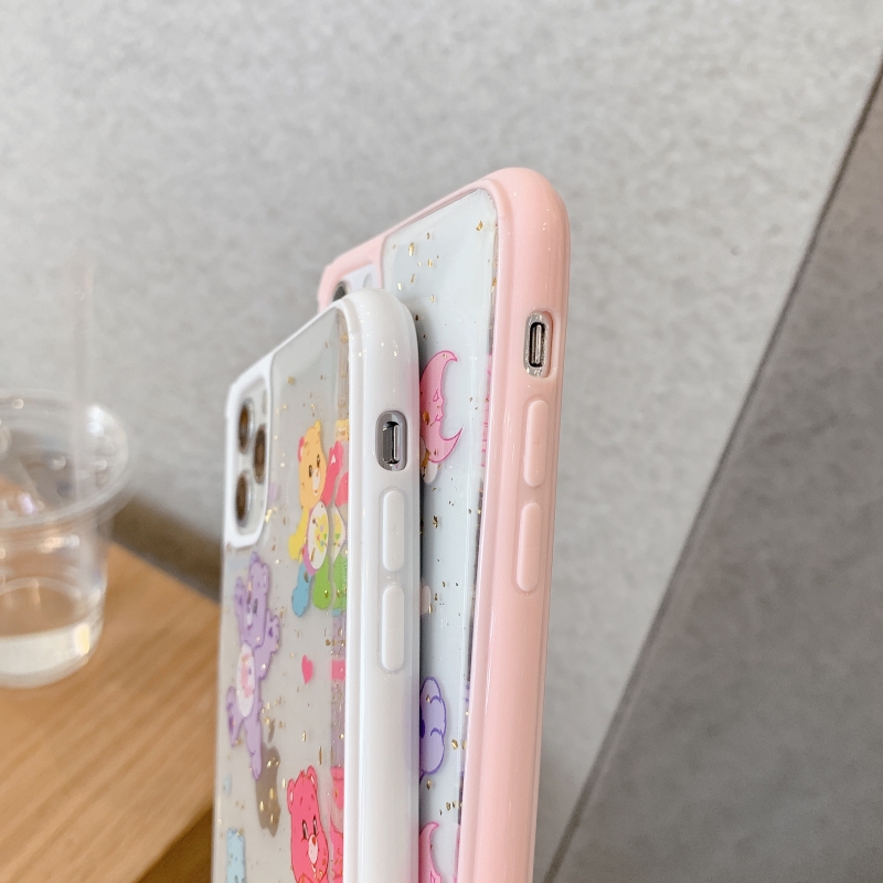 Ốp iphone - Ốp lưng viền Gấu Care Bears kim tuyến 6/6plus/6splus/7/8/7plus/8plus/x/xs/xsmax/11/11promax- Awifi Case | BigBuy360 - bigbuy360.vn