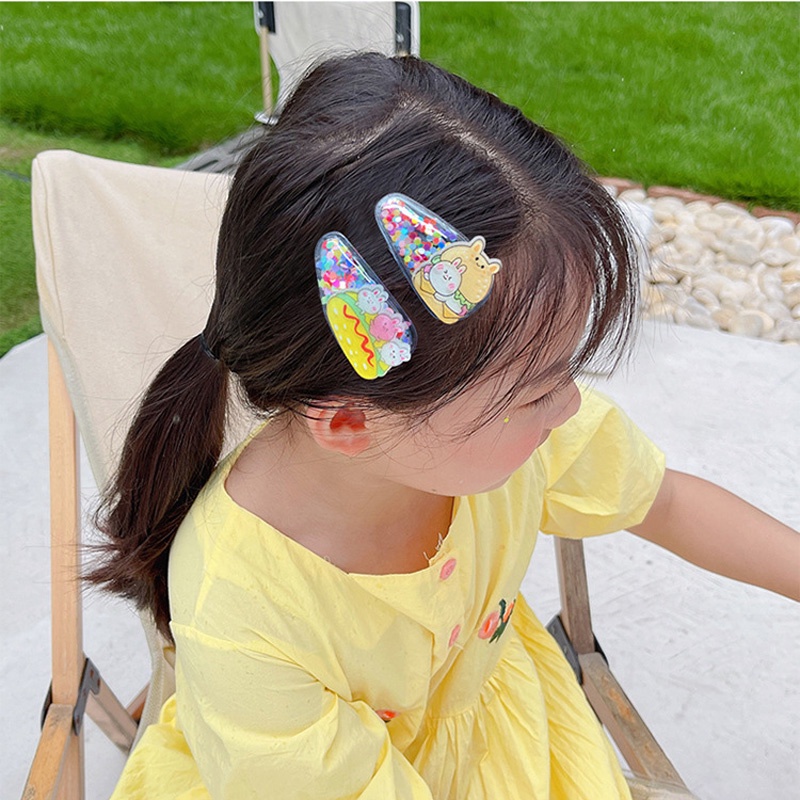 Set 10 Kẹp Tóc Hình Ngôi Sao Nhiều Màu Sắc Dễ Thương Cho Bé Gái