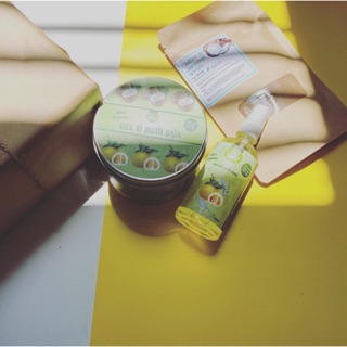 Combo Tinh dầu bưởi rừng + Gel ủ bưởi dừa
