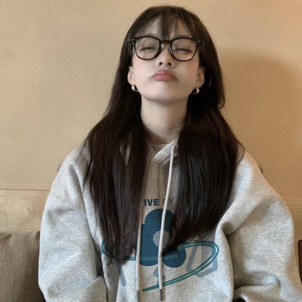 Áo Khoác Hoodie Dày Dặn Phong Cách Hàn Quốc Thời Trang Cho Nữ