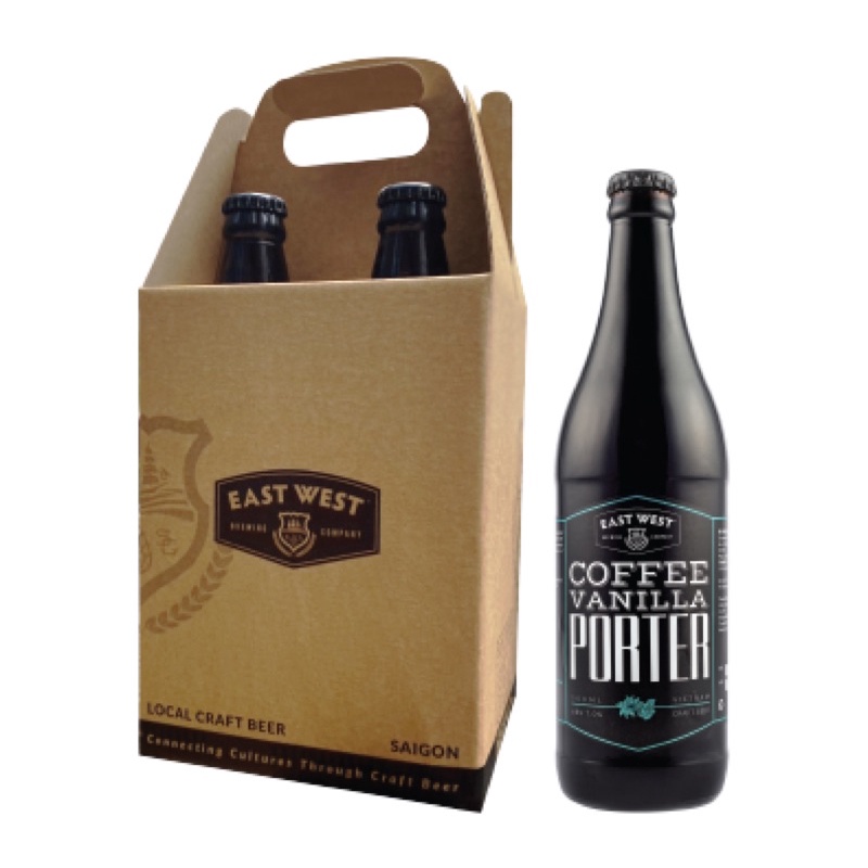 Bia Thủ Công - East West - Coffee Vanilla Porter - Thùng 12 chai 500ml