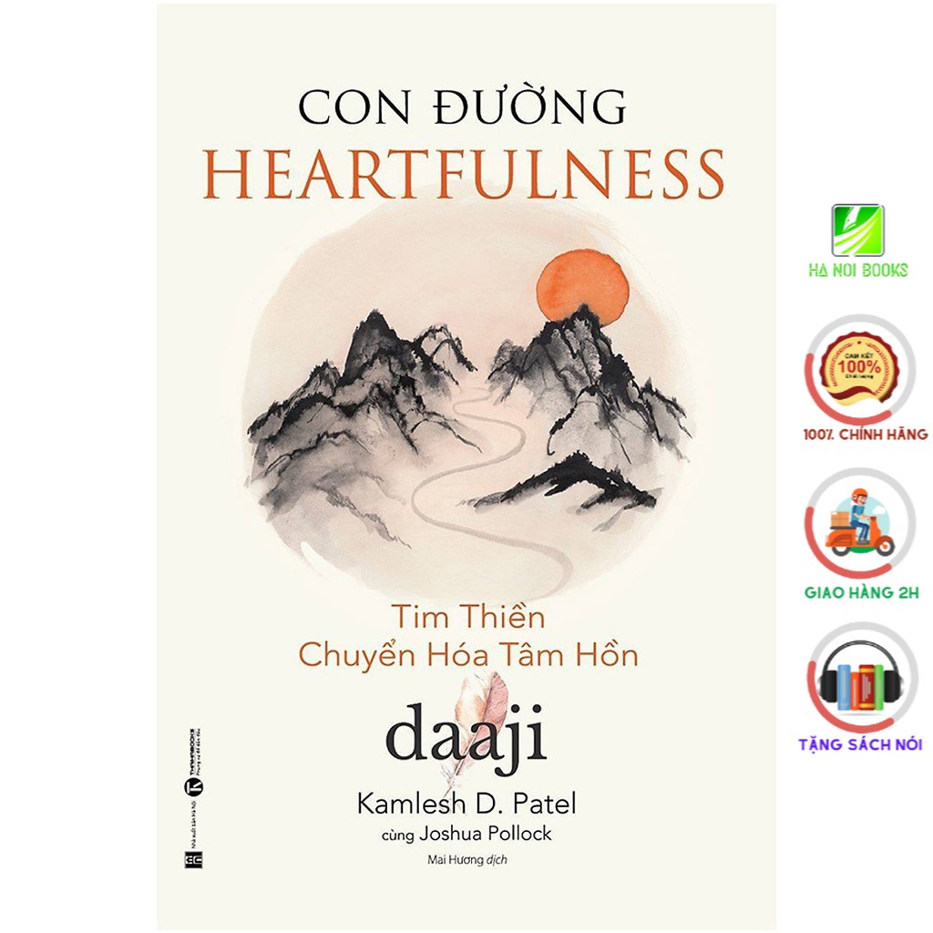 Sách - Con Đường Heartfulness - Tim Thiền - Chuyển Hóa Tâm Hồn - Thái Hà Books