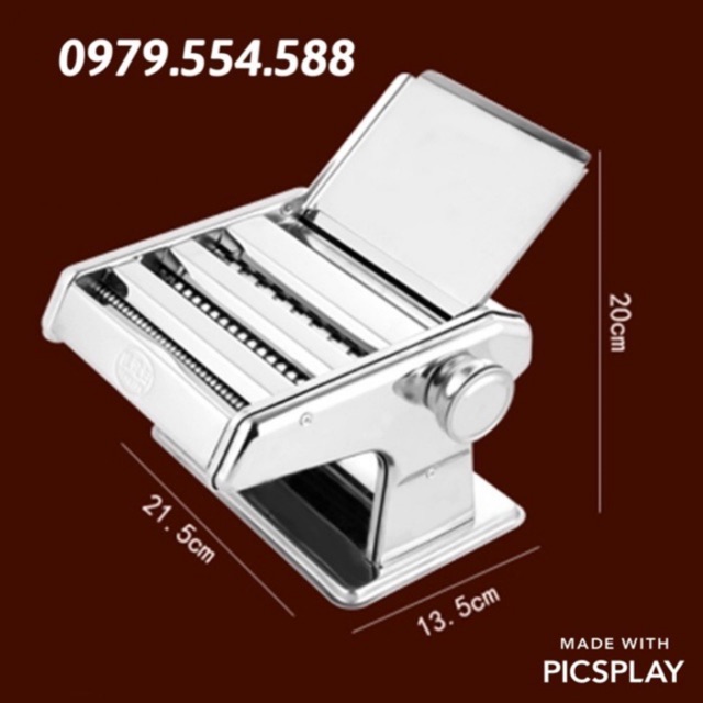 Máy cán bột, cắt mỳ 3 lưỡi dao