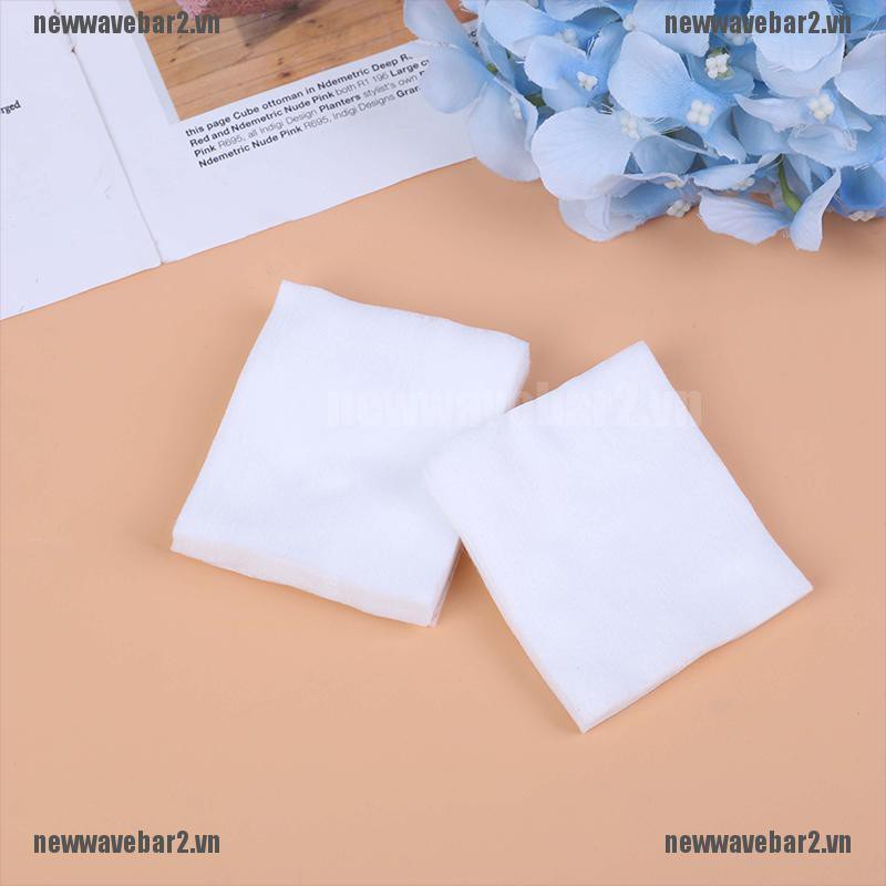 [Hàng mới về] Hộp 100 miếng bông tẩy trang sơn móng tay