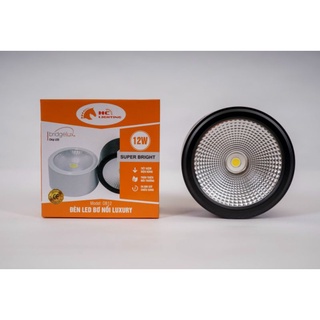 Đèn led ống bơ gắn trần 7w ,12w , as trắng , vàng, 3 màu HC Lighting Việt Nam