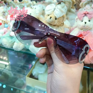 Mắt kính cao cấp logo màu đen bạc trong suốt cho trẻ em, các bé - (Disney) - 40MKLGDX