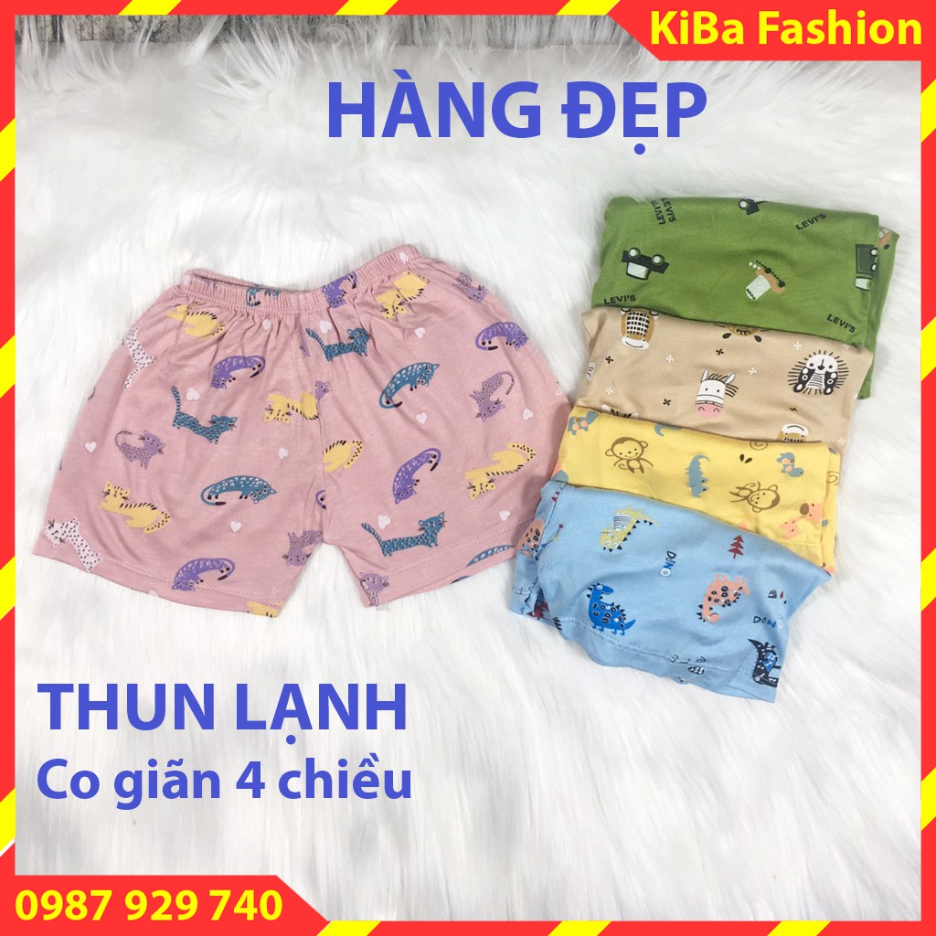 [ HÀNG ĐẸP ] Set 5 chiếc Quần đùi chất cotton thun lạnh co giãn 4 chiều mềm mịn cực đẹp, mát cho bé 5-14kg QĐ - - HH080