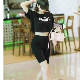 Quần ngố ôm cotton Quảng châu xinh tập Gym xinh LY50